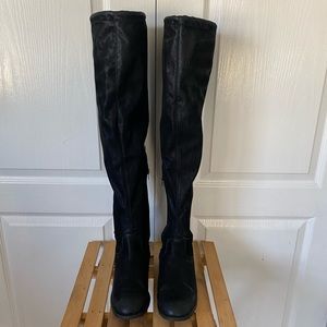 Suede Over The Knee Boots